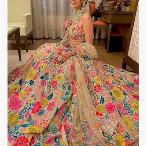 Floral Multicolor Lehenga Choli